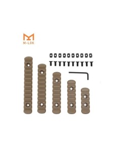 Set 5 Railes M-lok - Tan - MGPCQB