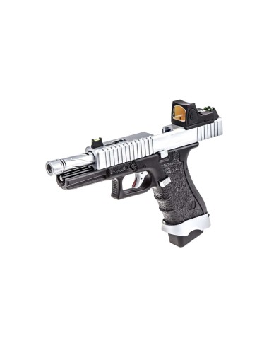 Pistola EU7 Silver RMR Full Metal - Vorsk