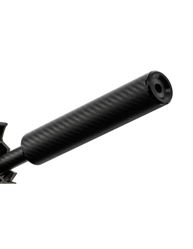 Silenciador 40x200mm PC1 Carbon - Negro
