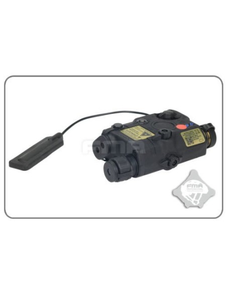 An/Peq-15  Linterna Laser Rojo Negro - FMA