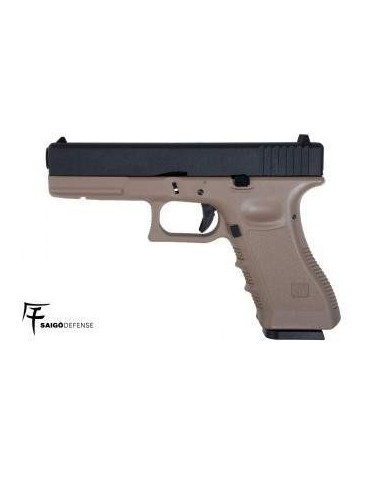 Pistola MK1 G17 Bi-Tono TAN - SAIGO