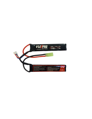 Batería Lipo 7.4v - 1100 mah 25/50C Ta - VLC PRO