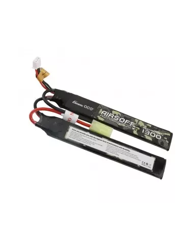 Bateria Lipo 7.4 - 1300 mah 25c - Nunchuck - GENS ACE