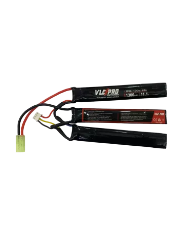 Bateria Lipo 11.1v -1300 mAh - 25/50C - Nunchuck - VLC PRO