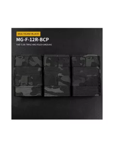 Porta Cargador Triple Rígido MCBK - Wosport