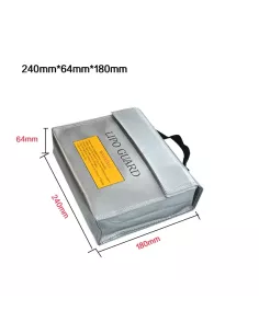 Bolsa Ignifuga Seguridad 65x180x240mm - ImaxRc 2