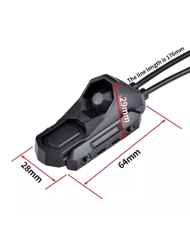 Pulsador Doble Remoto SF y 3.5mm - Wadsn