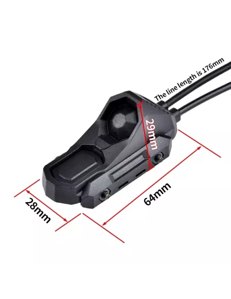Pulsador Doble Remoto SF y 3.5mm - Wadsn