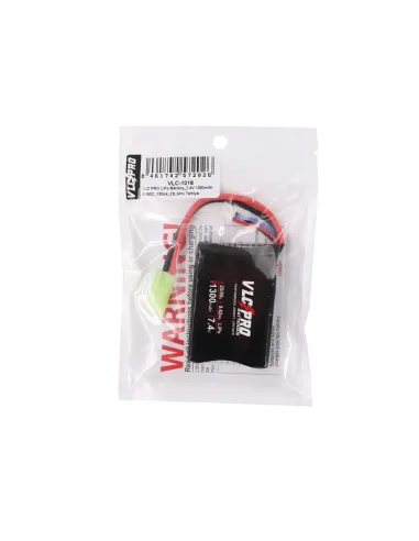 Batería Lipo 7.4v 1300mAh Petaca - VLC Pro
