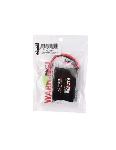 Batería Lipo 7.4v 1300mAh Petaca - VLC Pro