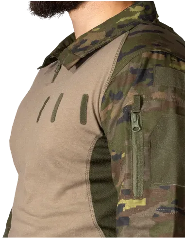 Camiseta Combate ROK Boscoso Pixelado - Ragnar Raids