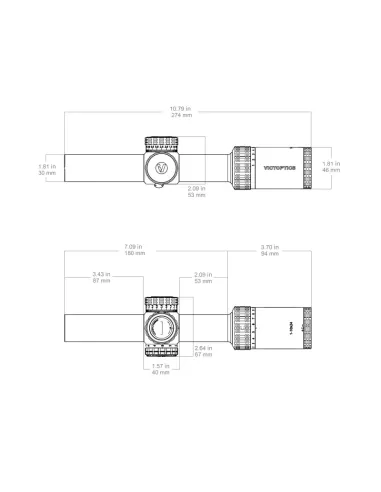 Visor LPVO S10 1-10x24 - VictOptics