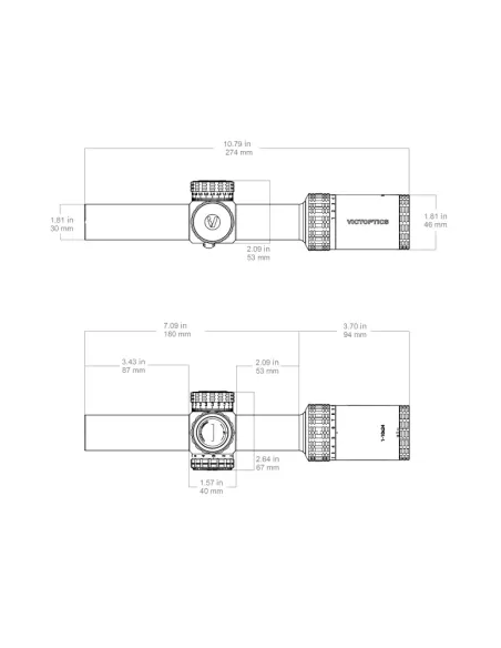 Visor LPVO S10 1-10x24 - VictOptics