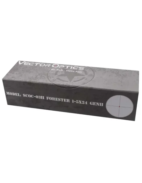 Visor LPVO Forester 1-5x24 SFP Gen II - Vector Optics
