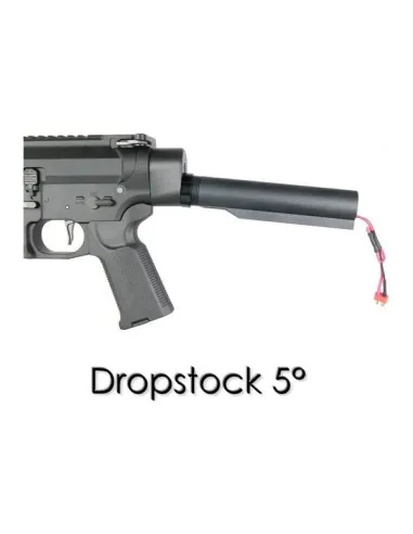 Dropstock M4 AEG - Negro - 3D6
