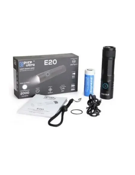 Linterna EDC Mano E20 - Pureultra