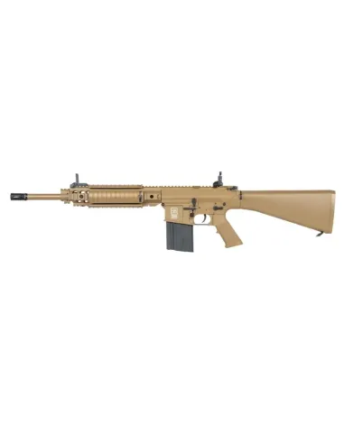 Fusil SR25 Ris Culata Fija Kestrel ETU Tan - Specna Arms