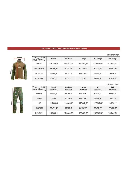 Pantalón Comabte Blackbeard MCBK - Corso