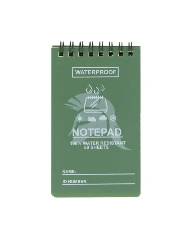 Libreta waterproof 12x8cm - Immortal Warrior