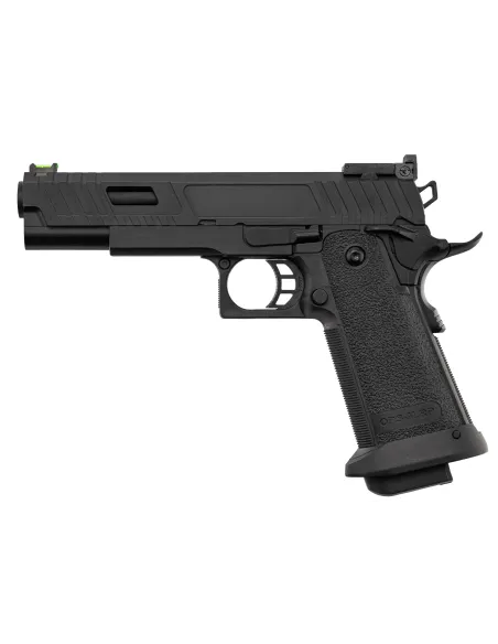 Pistola Gas Hi-Capa Slide Cut Negra - Golden Eagle