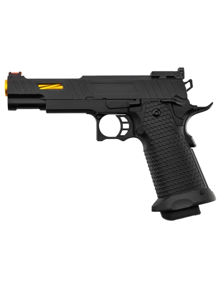 Pistola Gas Hi-Capa Slide Cut Negra/Dorada - Golden Eagle