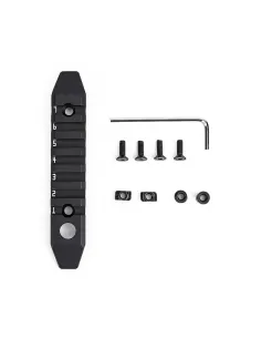 Rail Keymod y M-Lok 7 slots - Metal