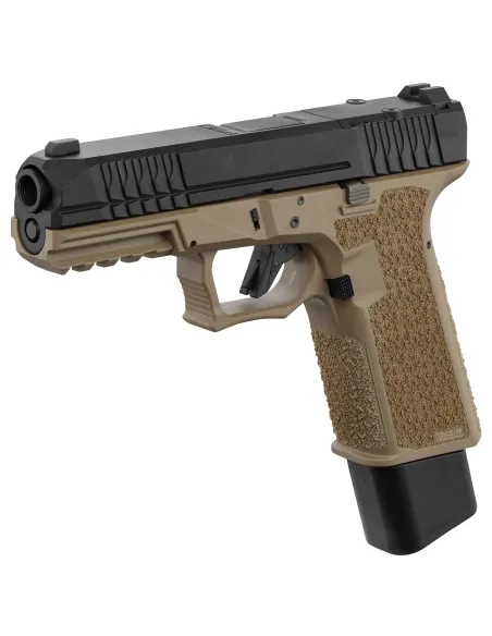 Pistola Gas P80 PFS9 Tan-Negro - Double Eagle