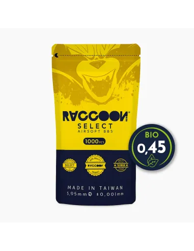 Bolas Bio 0.45 Select 1000 Bolas - Raccoon
