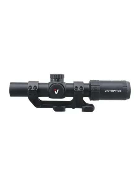 Visor LPVO S6 1-6X24 Montura Alta Negro - Victoptics