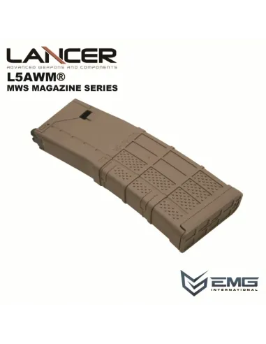 Cargador Gas MWS GBB Lancer L5 AWA 35 Bolas - Angry Gun