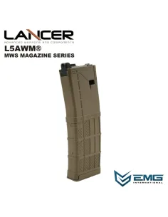 Cargador Gas MWS GBB Lancer L5 AWA 35 Bolas - Angry Gun 2