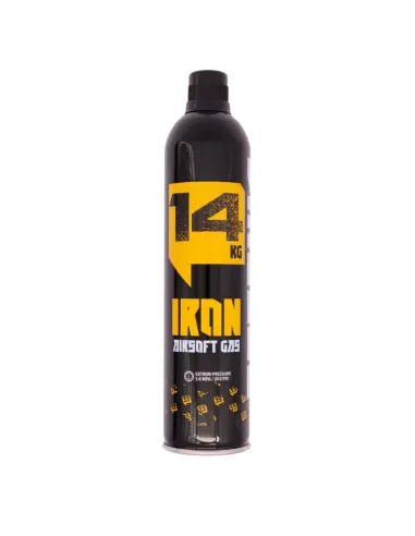 GAS IRON 14kg SIN Silicona - 600ml - ARSENIC