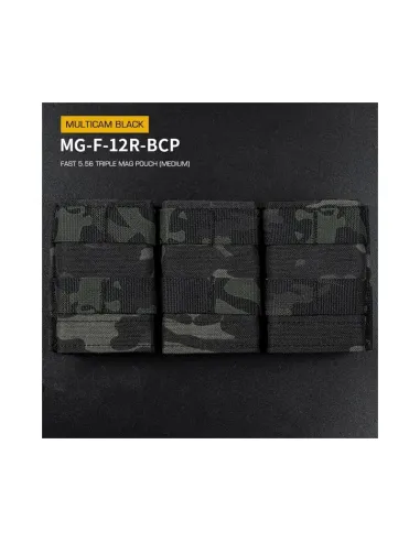 Portacagador M4 Triple Rápido Rígido - Wosport