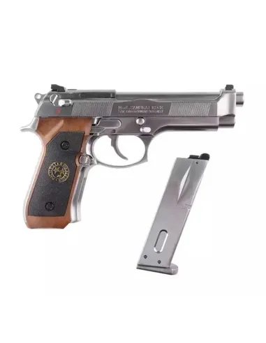 Pistola M92 SPS Fullmetal  Plata - WE