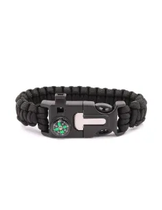 Pulsera Paracord con Pedernal y Brujula - IMMORTAL 2