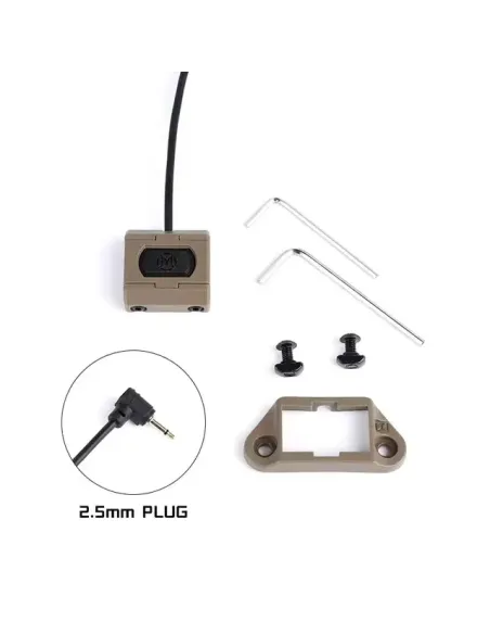 Pulsador Remoto 2.5mm TAN - WADSN