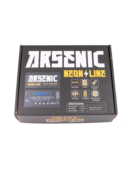 Cargador de Bateria B6AC Balanceador  80W Negro - ARSENIC