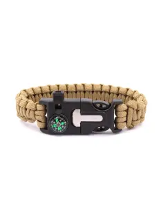 Pulsera Paracord con Pedernal y Brujula - IMMORTAL 2