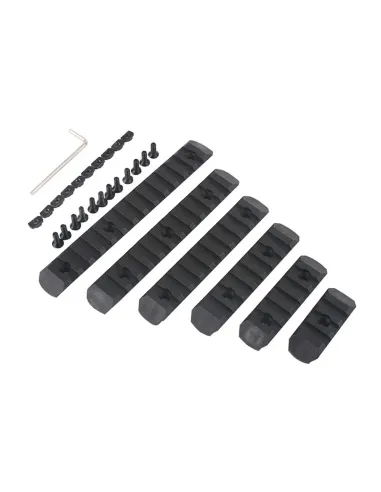 Railes 5x20mm Polimero M-LOK  Negro- MP