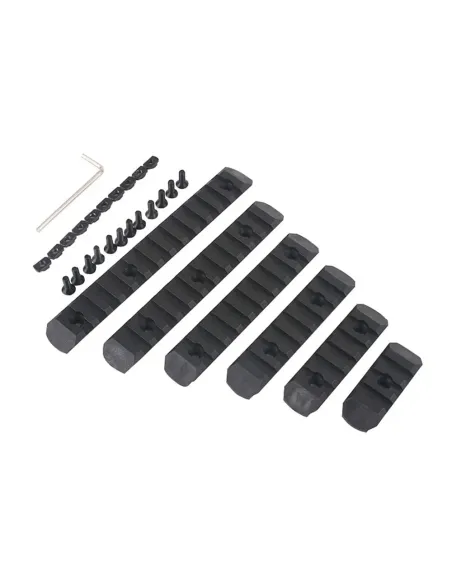 Railes 5x20mm Polimero M-LOK  Negro- MP