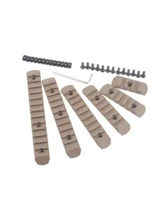 Railes 5x20mm Polimero M-LOK  TAN- MP