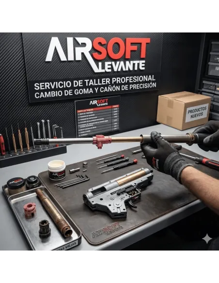 Servicio de Cambio de Goma y Cañón - Taller