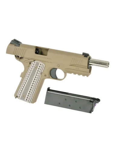 Pistola GBB Colt M45A1 Combat Unit - TAN  - EMG