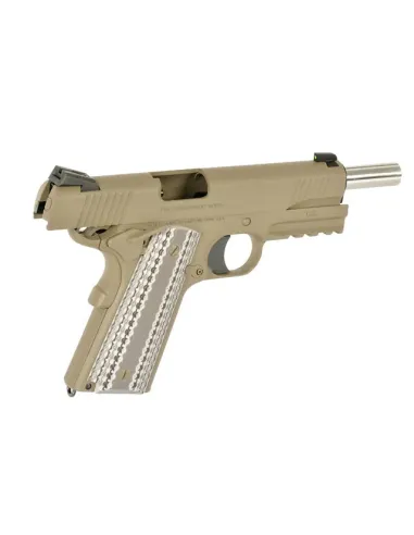 Pistola GBB Colt M45A1 Combat Unit - TAN  - EMG
