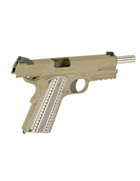 Pistola GBB Colt M45A1 Combat Unit - TAN  - EMG