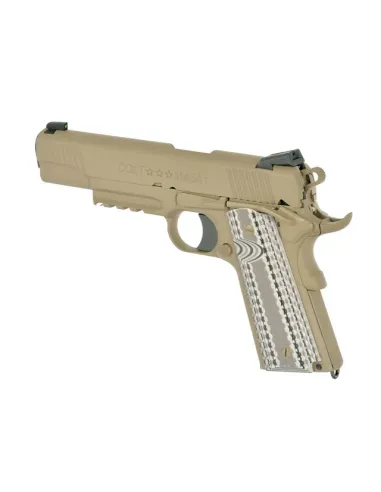 Pistola GBB Colt M45A1 Combat Unit - TAN  - EMG