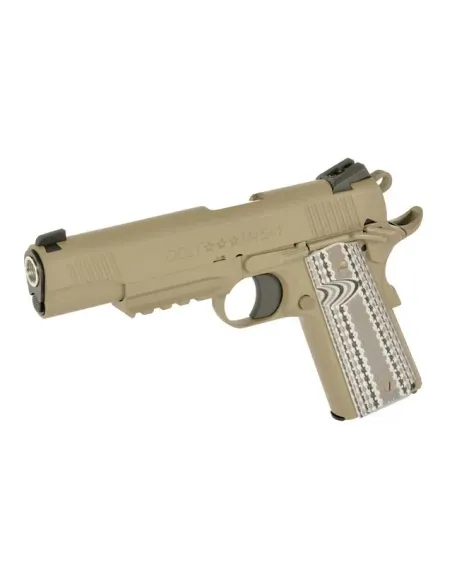 Pistola GBB Colt M45A1 Combat Unit - TAN  - EMG