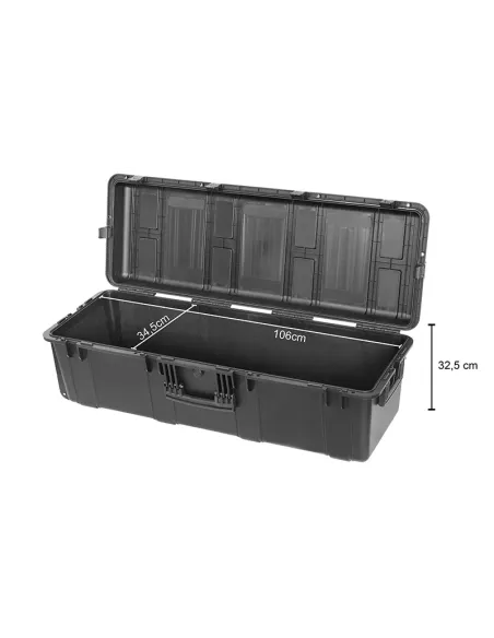 Maleta de transporte para Rifles / Equipo Negra - 8FIELDS