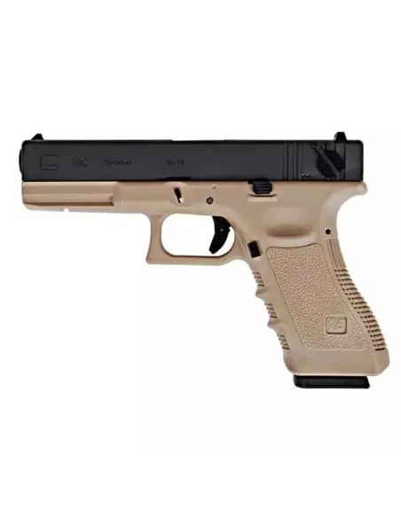 Pistola GBB G18 V4  Full Metal Bitono - WE