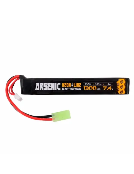 Bateria Lipo 7.4v -1300 mAh - 25/50C - STICK - ARSENIC